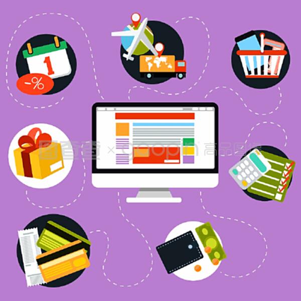 數(shù)字時(shí)代的便捷交易 網(wǎng)絡(luò)購(gòu)物全流程解析與電子商務(wù)視覺(jué)符號(hào)